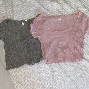 Pacsun Cropped Shirts Bundle